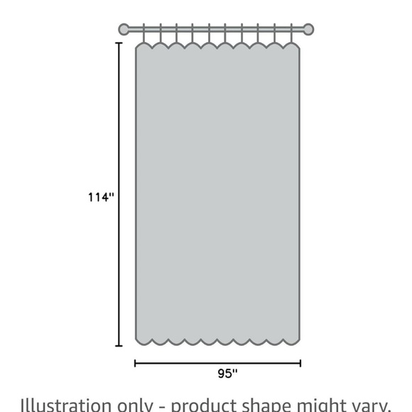 Elrene Home Fashions Carmen Sheer Extra-Wide Top Curtain Panels 114"W x 95"L NEW - Picture 8 of 15